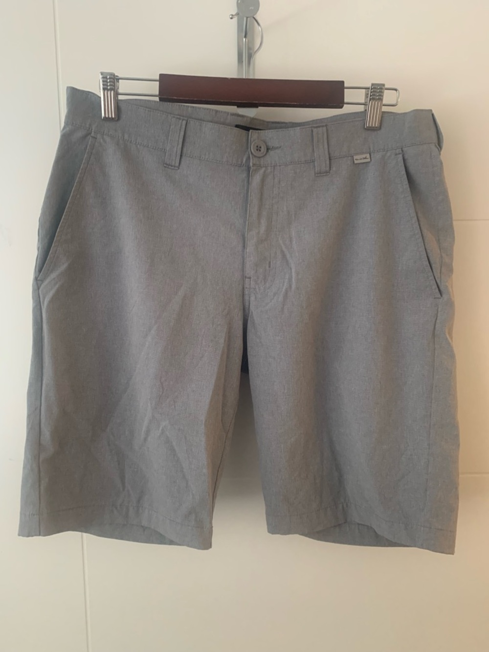 Travis Mathew Light Gray Flat Front Shorts  A13